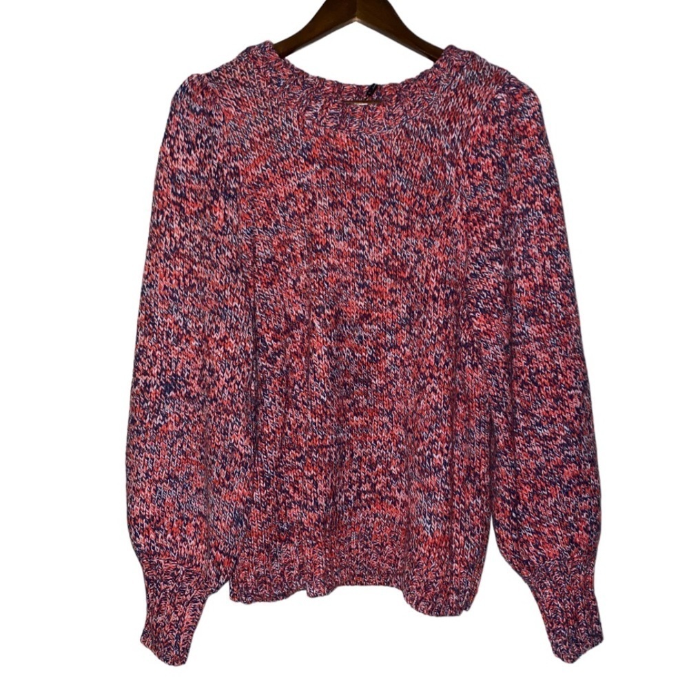 525 America Melange Dolman Sleeve Sweater Chunky Knit Multicolored NEW Women XL - Picture 1 of 9